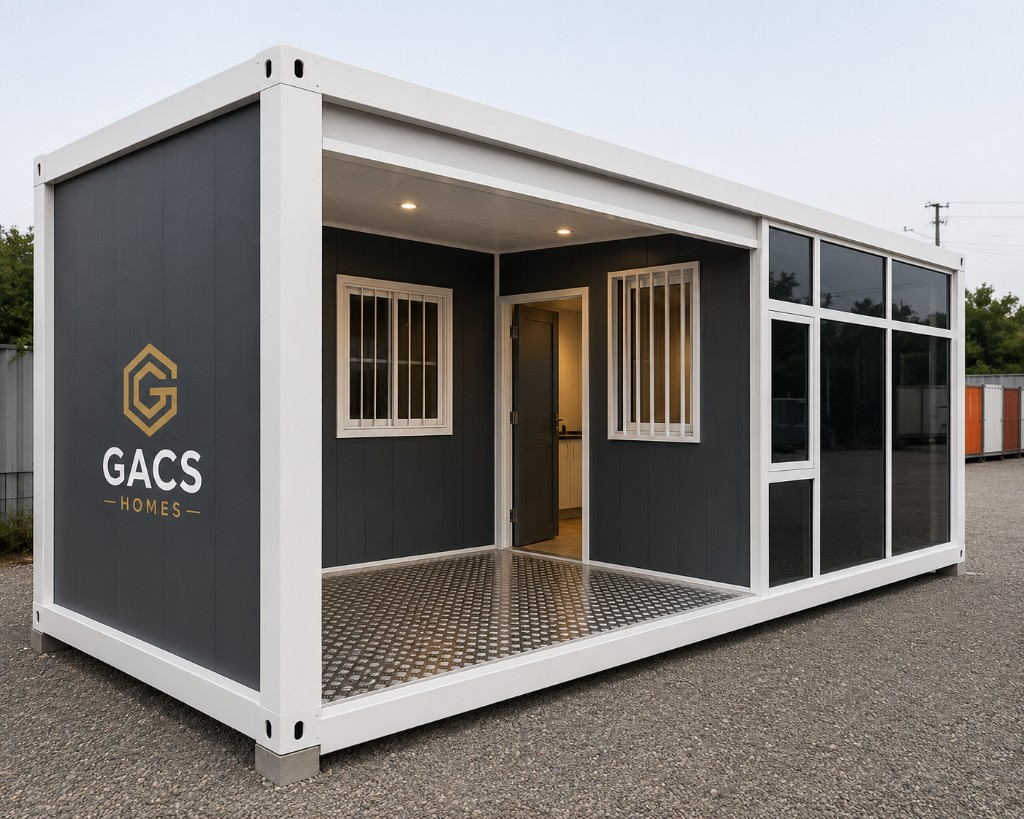Container homes interior for advantages section